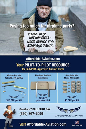 NOT HOMELESS! Need Money for Airplane parts!