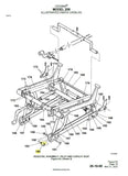P/N 0311310 & S4628-442 - CESSNA CARAVAN C208/208B NYLON SEAT ROLLERS - SOLD AS PACK OF 4