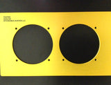 AA6 - FAA/PMA Approved - Replacement for Garmin P/N 115-02733-00 - DUAL GARMIN G5 RECESSED (FLUSH) MOUNT Adapter Plate