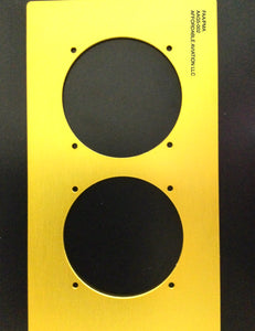 AA6 - FAA/PMA Approved - Replacement for Garmin P/N 115-02733-00 - DUAL GARMIN G5 RECESSED (FLUSH) MOUNT Adapter Plate