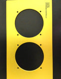 AA6 - FAA/PMA Approved - Replacement for Garmin P/N 115-02733-00 - DUAL GARMIN G5 RECESSED (FLUSH) MOUNT Adapter Plate